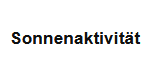 Sonnenaktivität